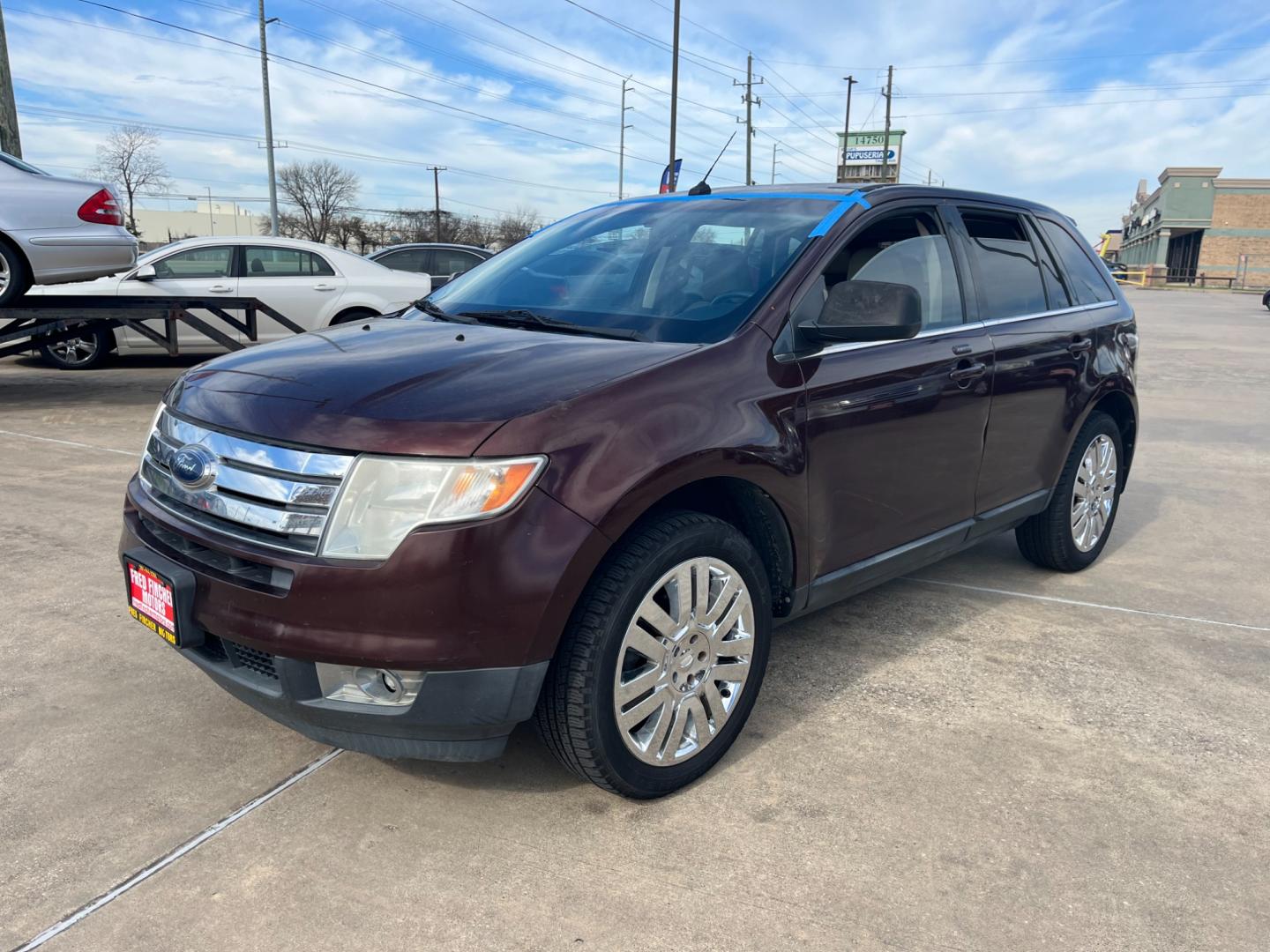 2009 BROWN /TAN Ford Edge (2FMDK39C09B) , Automatic transmission, located at 14700 Tomball Parkway 249, Houston, TX, 77086, (281) 444-2200, 29.928619, -95.504074 - Photo#2